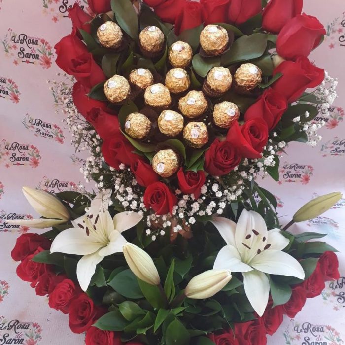 ramo 48 rosas ferrero